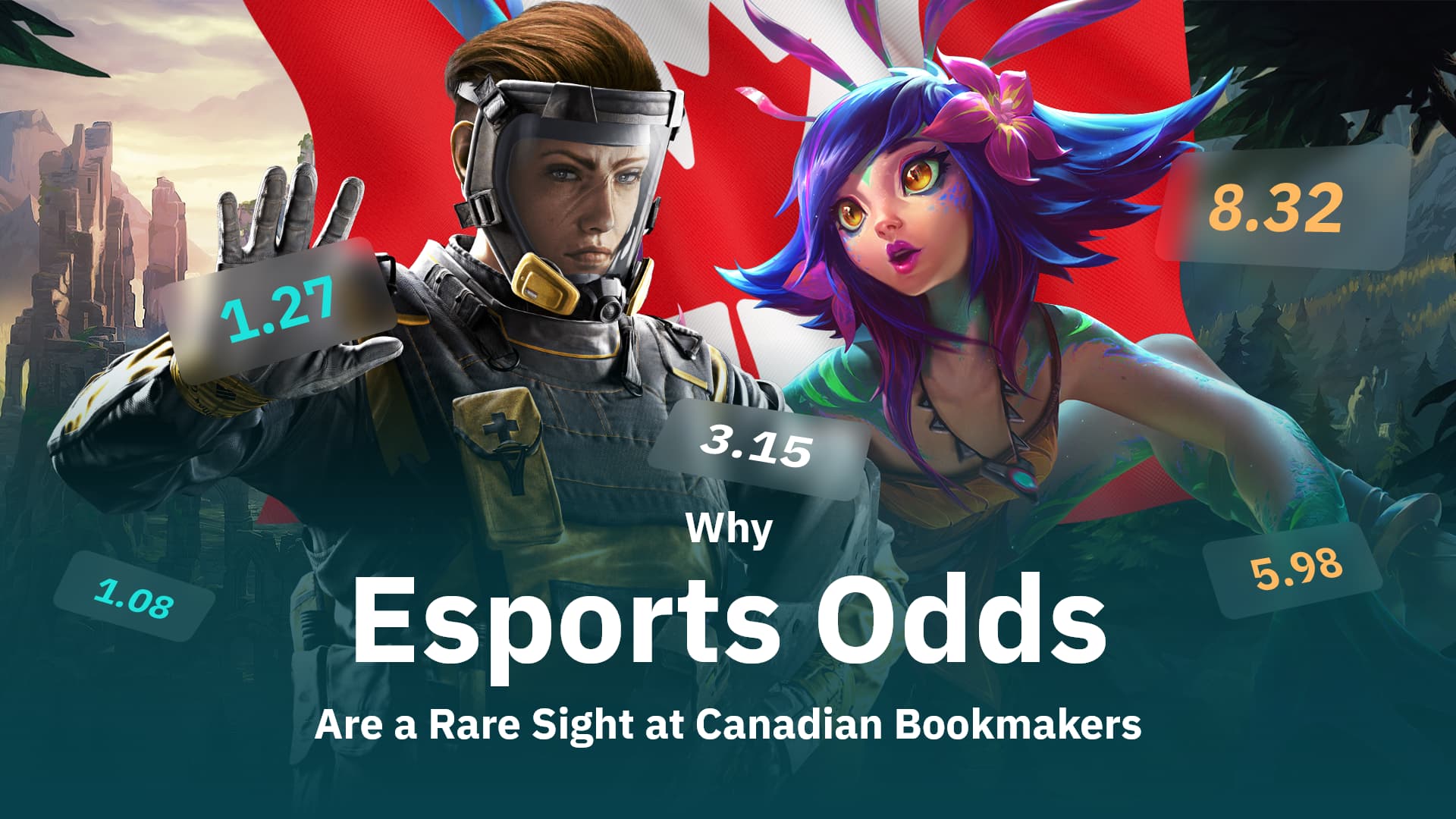 Why Esports Odds Are a Rare Sight at Canadian Bookmakers